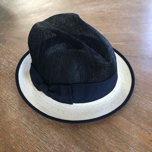 Navy fedora